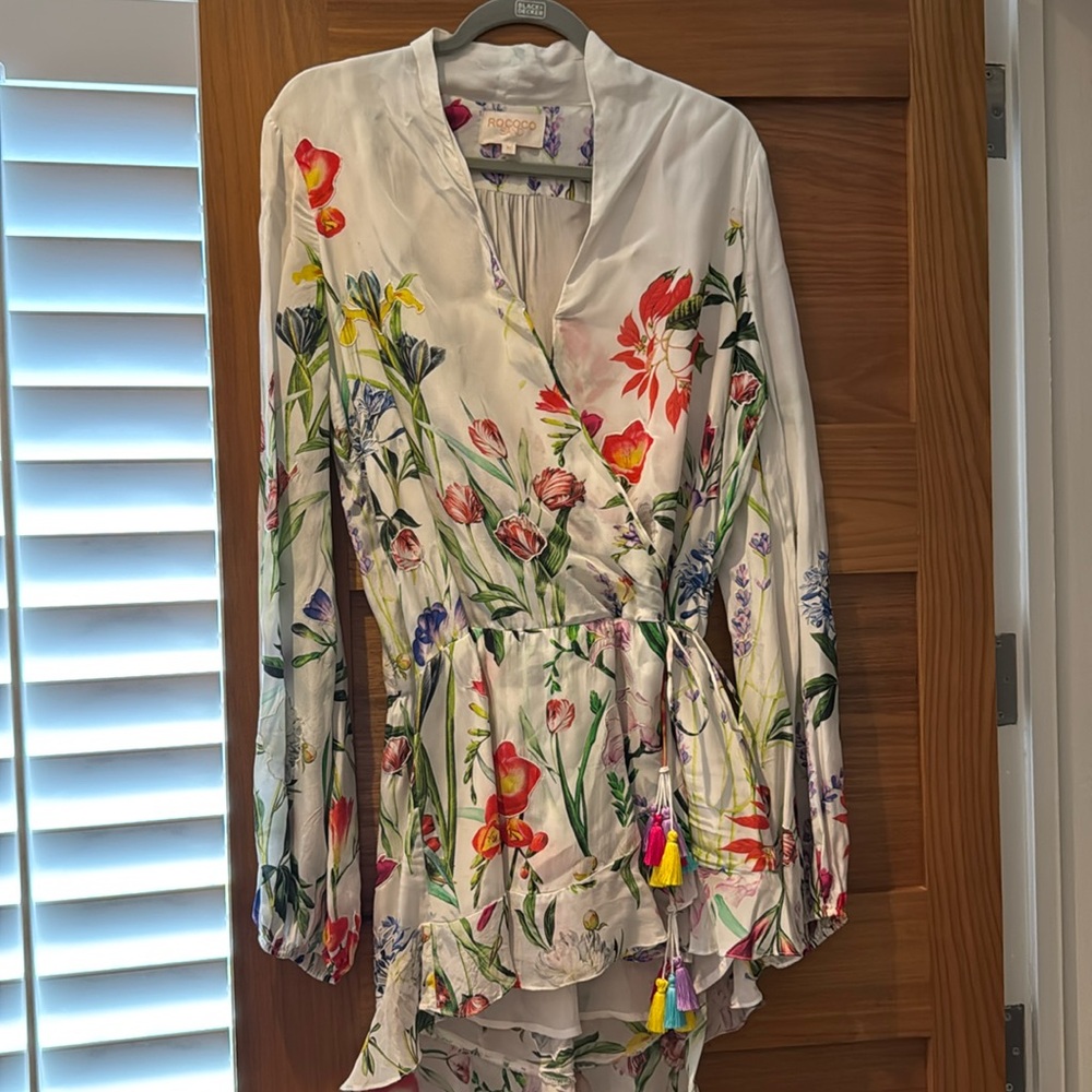 Rococo Sand mini floral dress